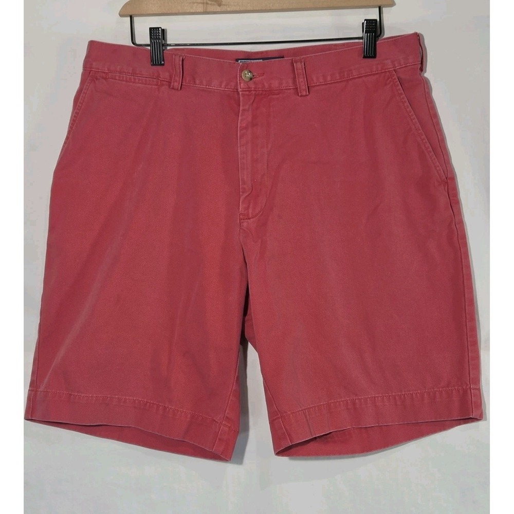 Polo Ralph Lauren Chino Shorts Mens 34 Salmon‎ Pink Cotton Preppy Logo Polo Pony